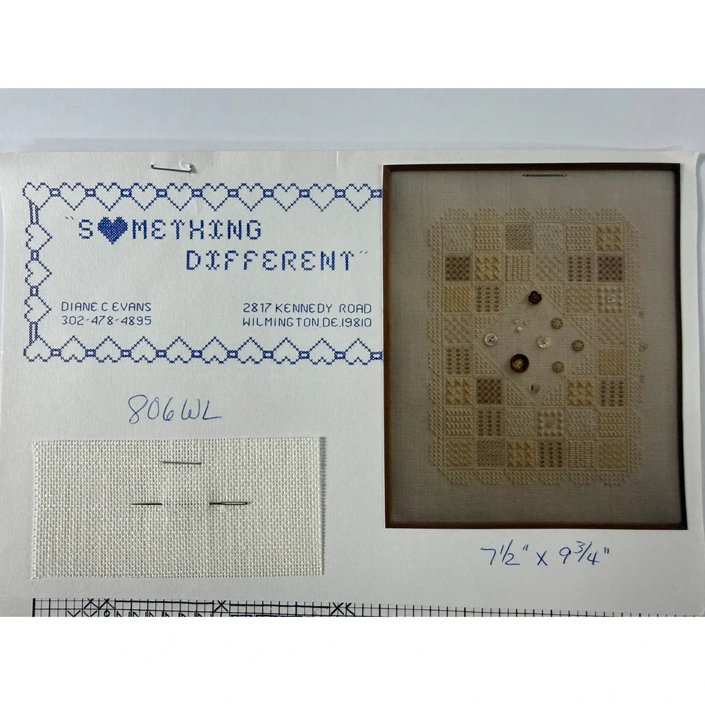 Something Different Collector's Diamond Cross Stitch Chart Kit Diane Cevans Line